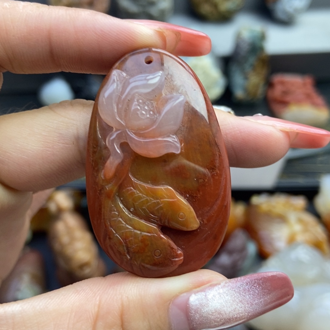 石英质玉挂件未镶嵌