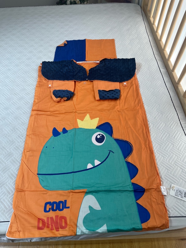 有库房味睡袋成长睡袋防踢被子神器微瑕～G65（淘气恐龙）