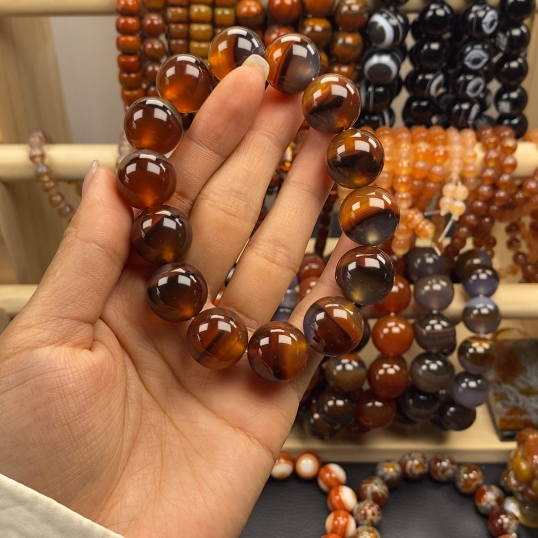 玛瑙/玉髓手链未镶嵌占****5