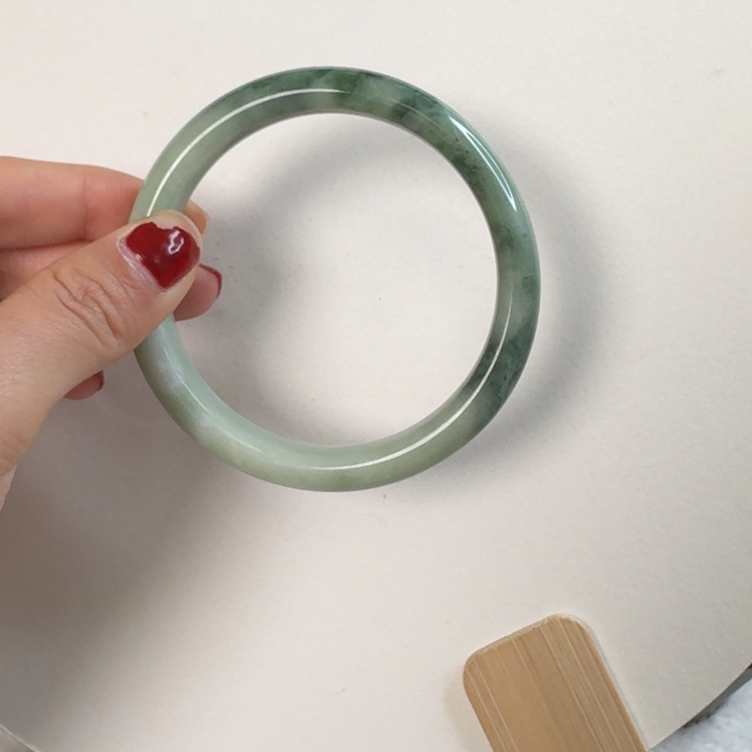 蓝田玉（蛇纹石化大理石玉）手镯未镶嵌b*y