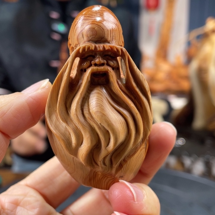 柏木（崖柏）手把件