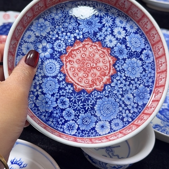 景德镇陶瓷手绘壶承