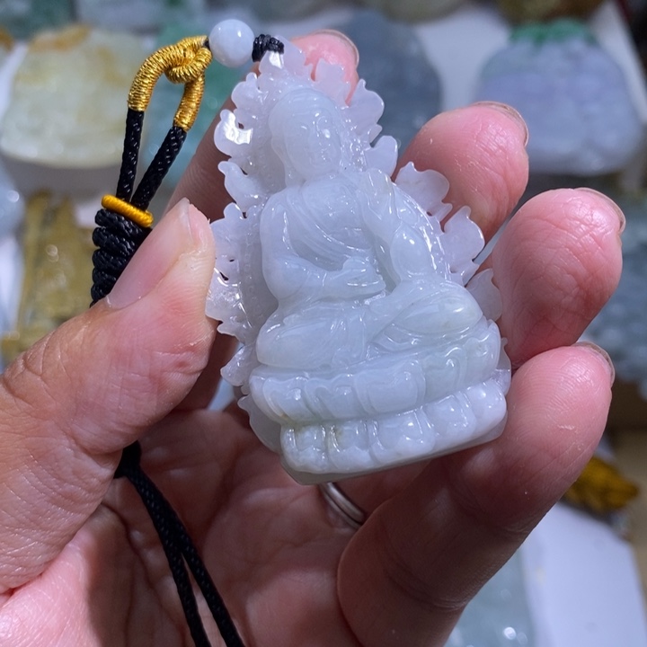 【闪购商品】颈饰未镶嵌翡翠阿咪