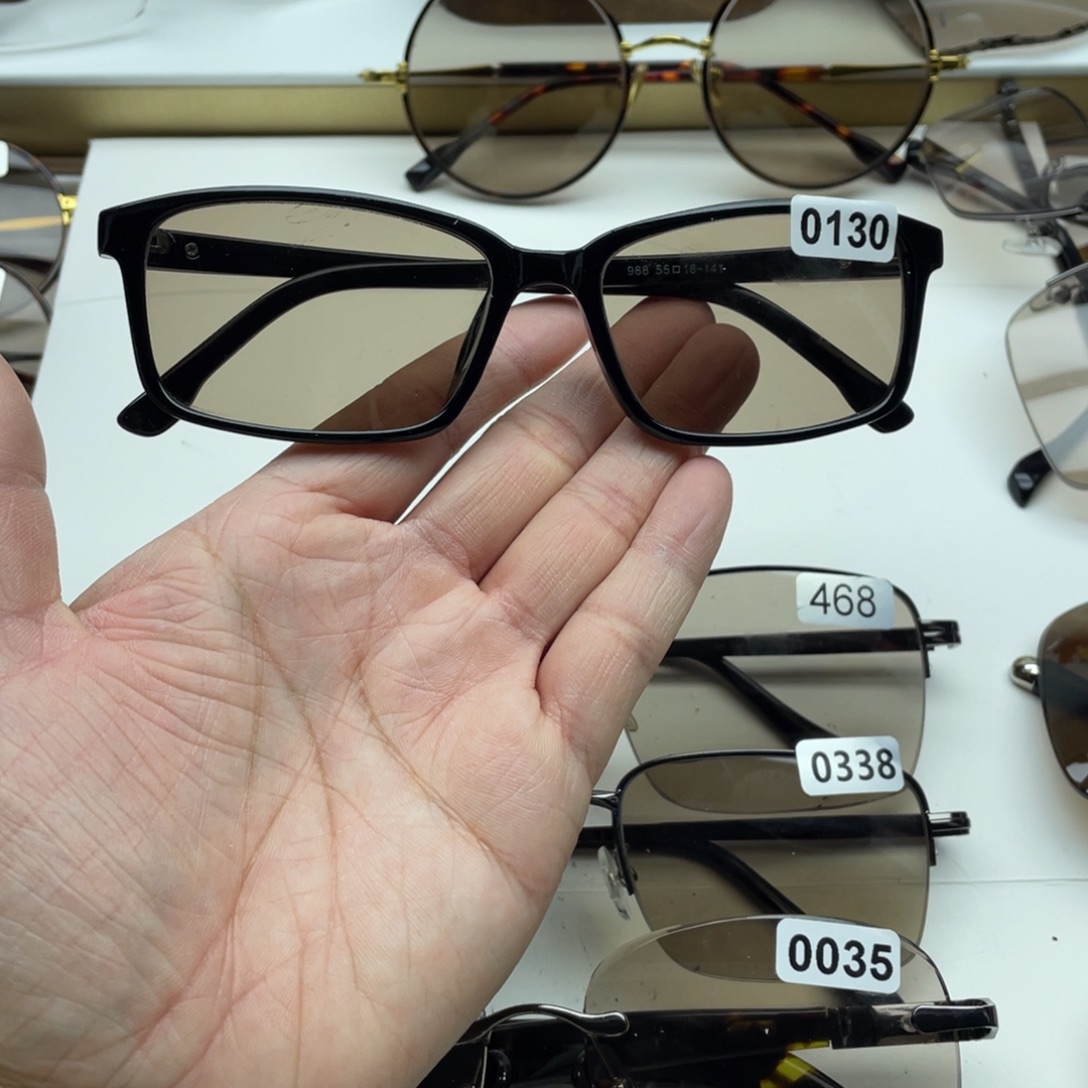 茶水晶全框眼镜 0130