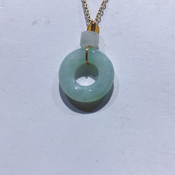 翡翠银S925镶嵌颈饰