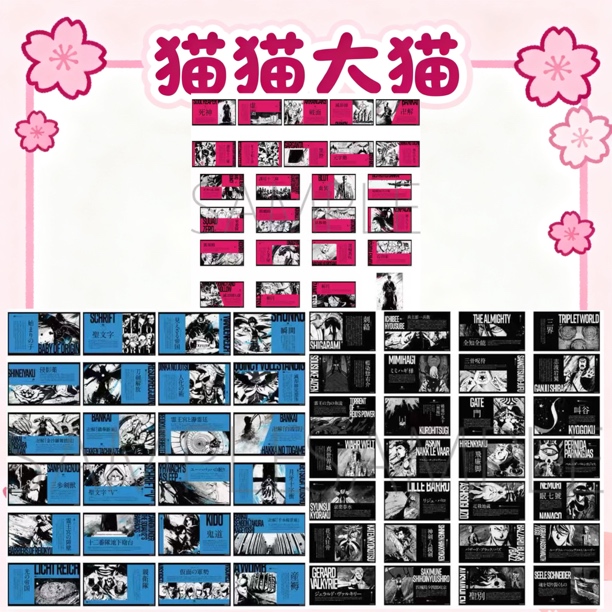 E27 死神A店千年血战篇原画冰箱贴/贴纸 潮玩盲盒 代拆