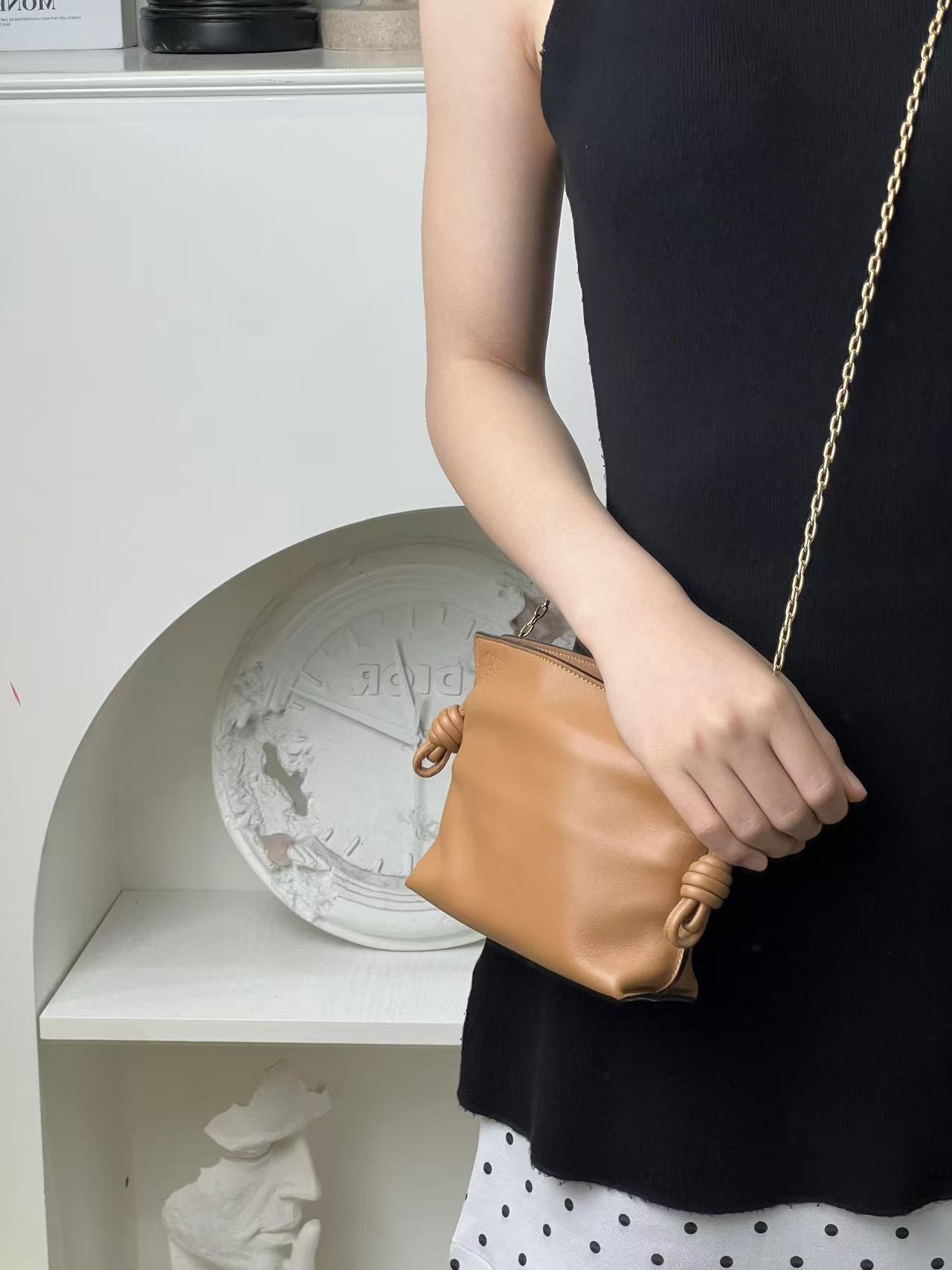99新 LOEWE/罗意威 福袋mini焦糖色/甄选