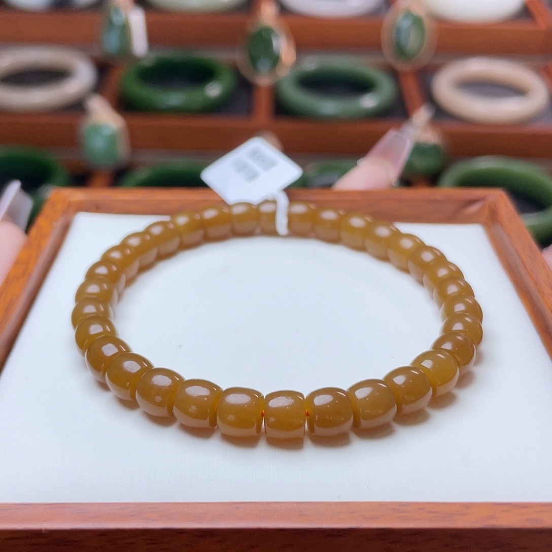 和田玉手串未镶嵌