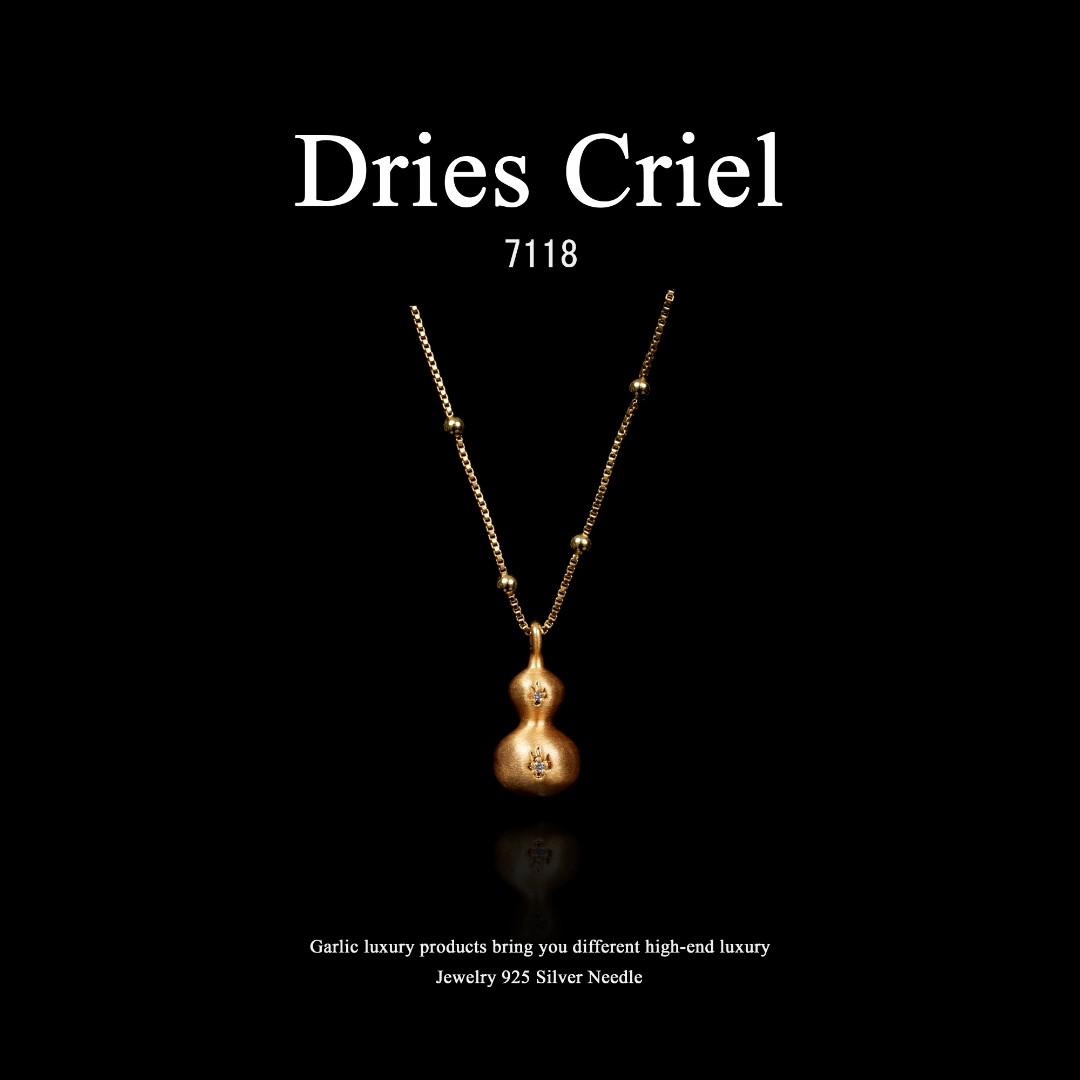   Dries Criel【丝光葫芦】Silk gourd项链~7118         