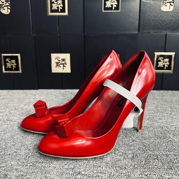 95新 LouisVuitton/路易威登 骰子高跟鞋37.5码ysc4812