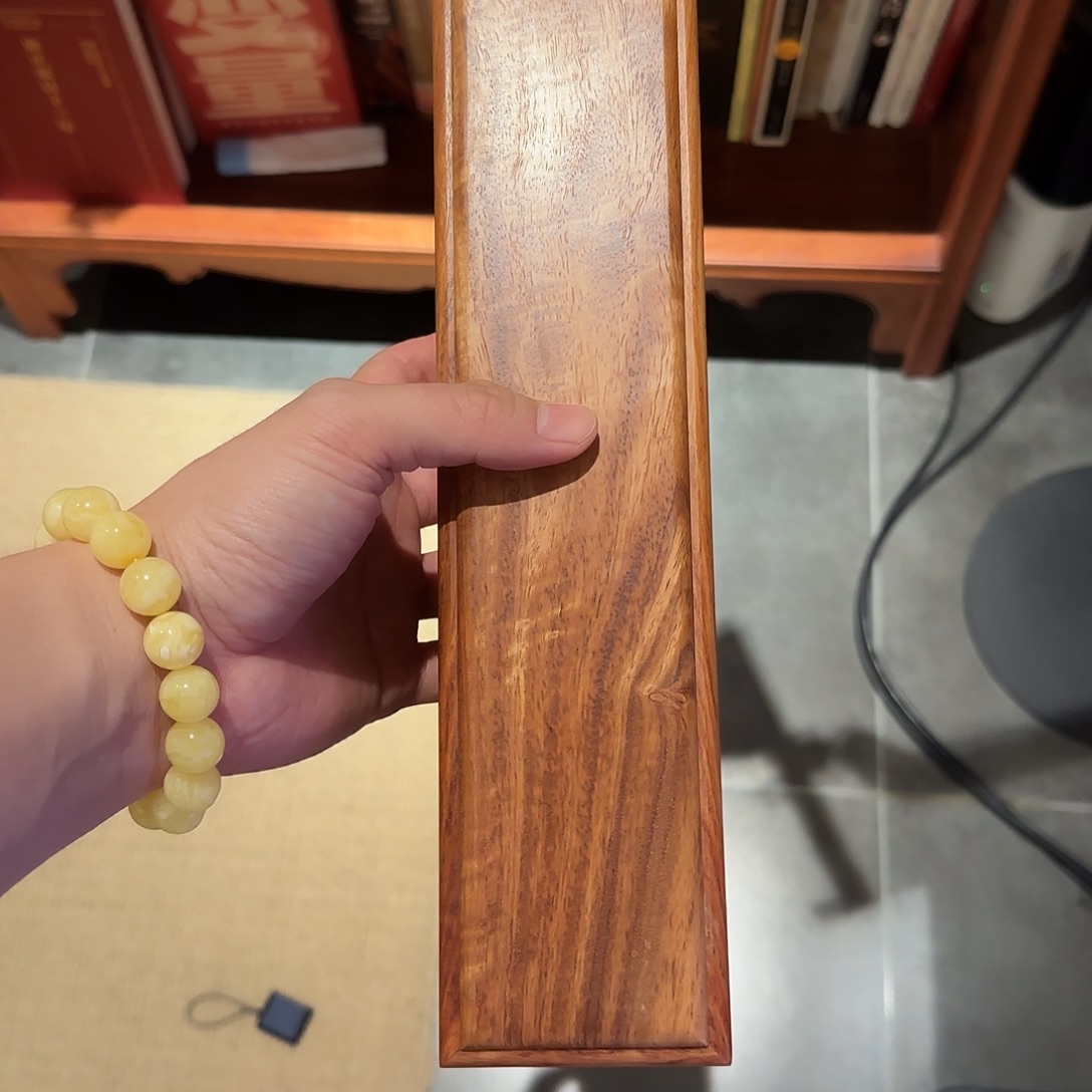 用***7水晶玻璃吸管款缅甸花梨➕扇子一个