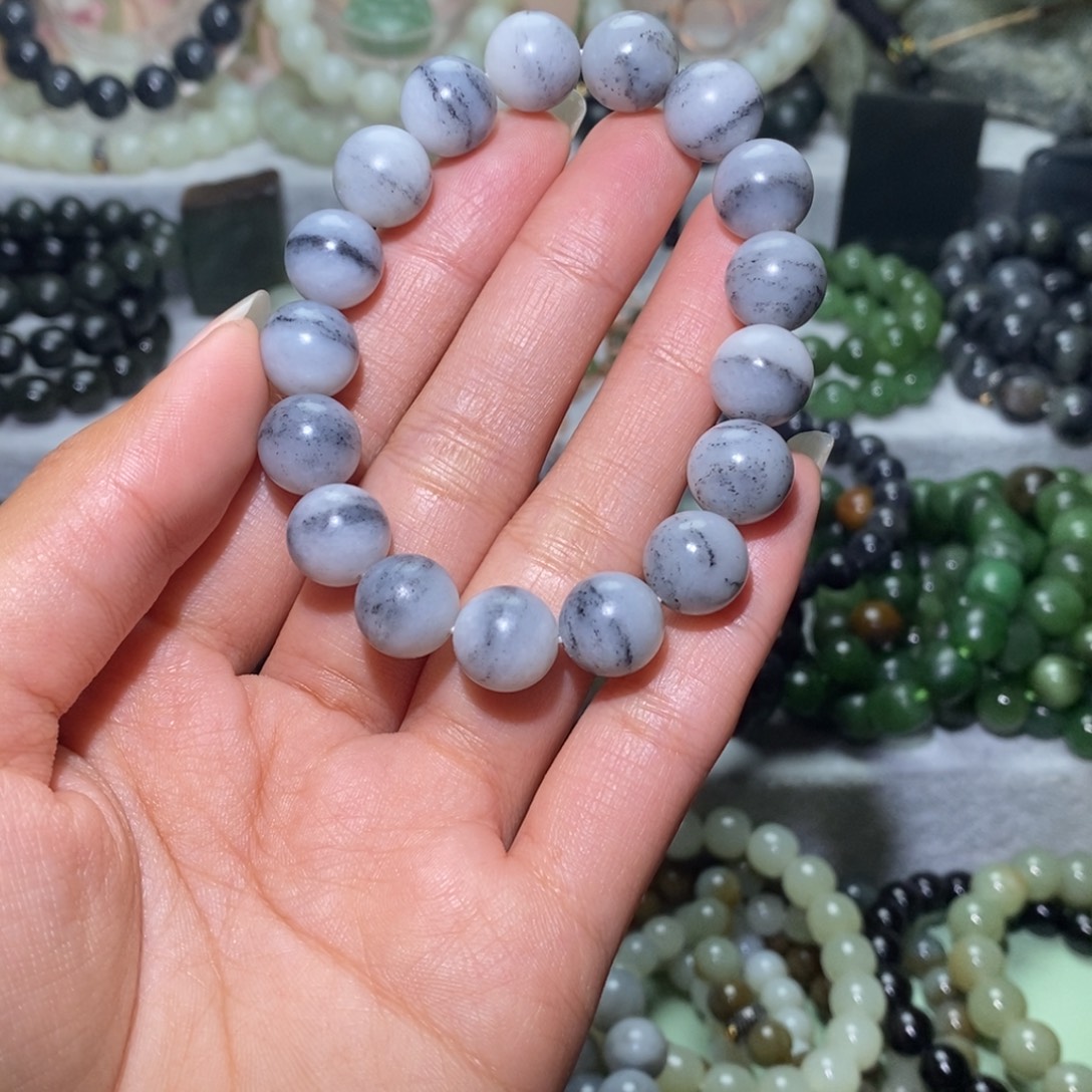 和田玉未镶嵌手链