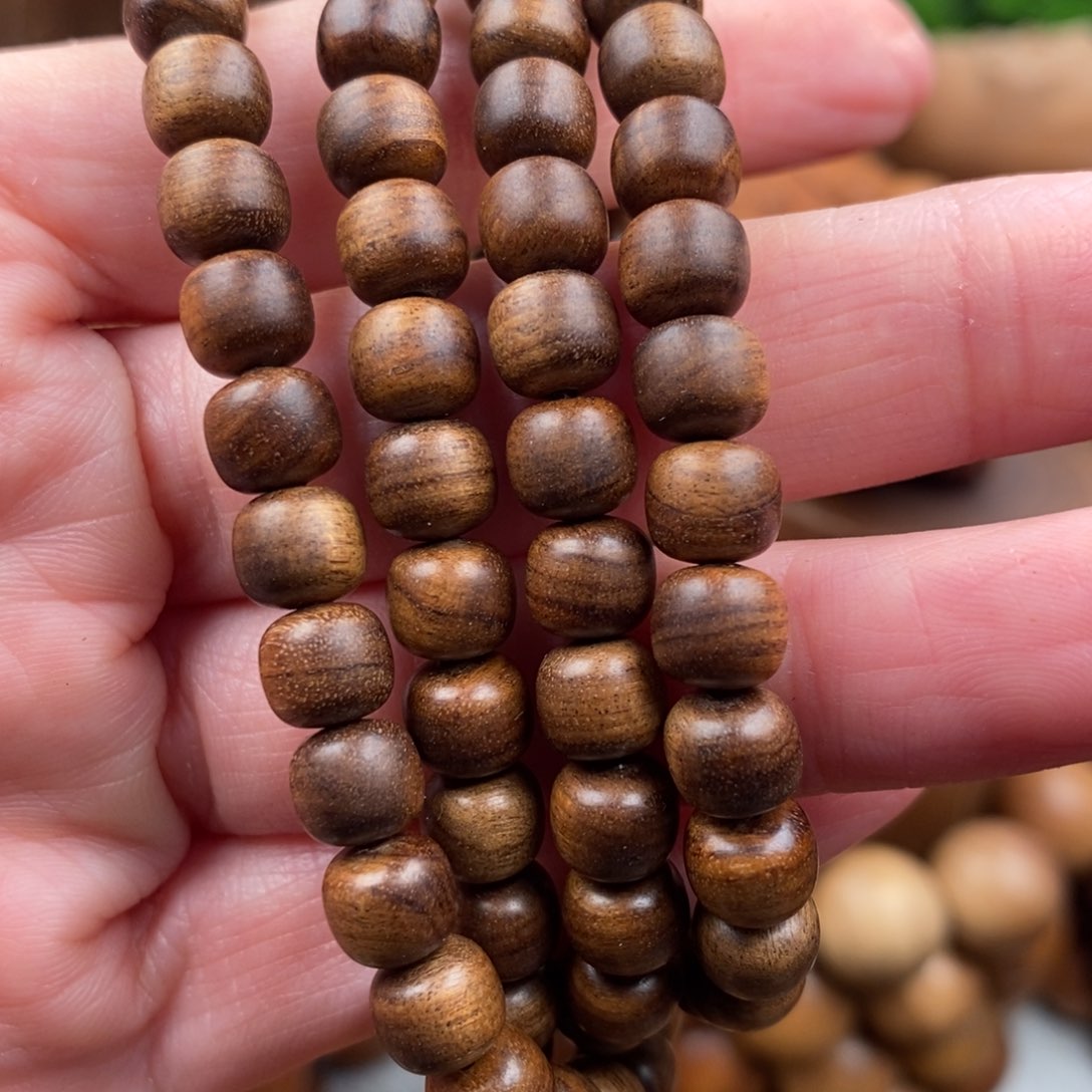 檀香木无事牌年**余老山檀香67108多圈焦糖