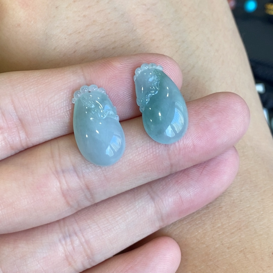 定制翡翠未镶嵌钱袋