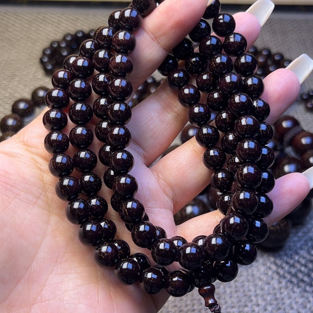 檀香紫檀（小叶紫檀）0.8 108颗多星