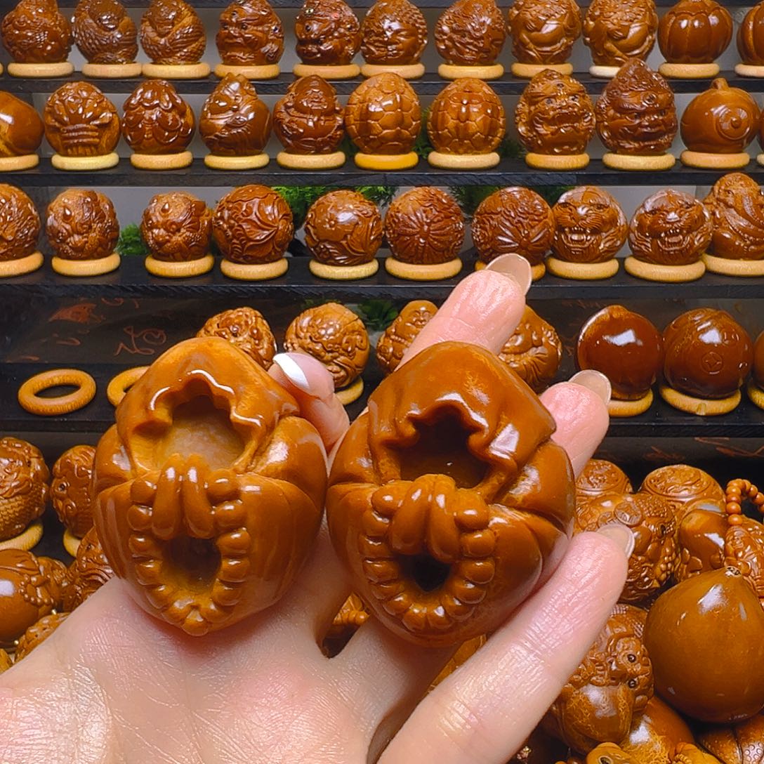 ○***橄榄核手串/手链无向佛一对