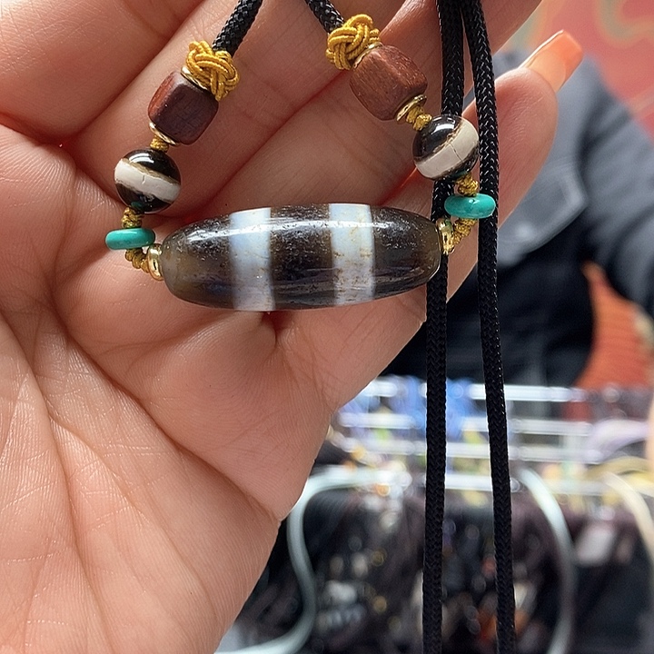 玛瑙/玉髓颈饰合金