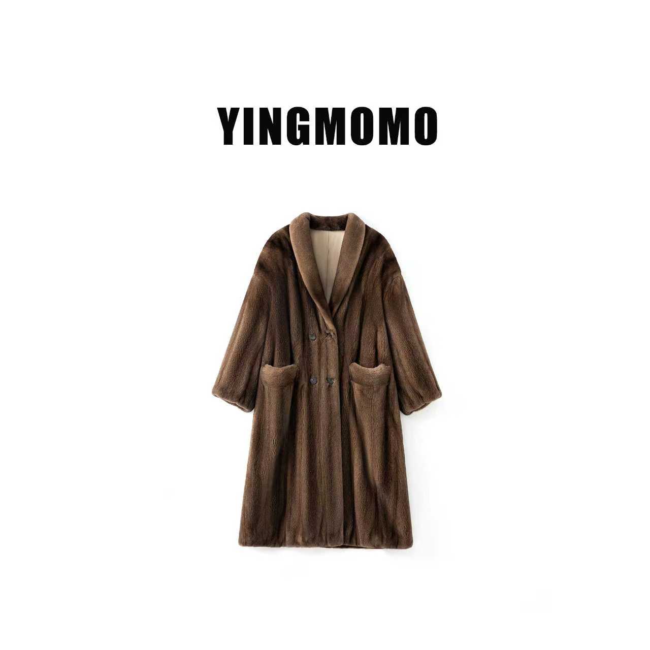 【YINGMOMO】影哥「古斯拉夫」紫金短二老钱风保命款整貂皮草外套