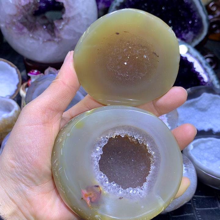 水晶福利彩盆➕支架未镶嵌