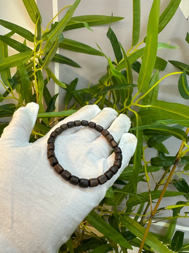 沉香奇楠沉水桶珠小单圈 克重5克➕