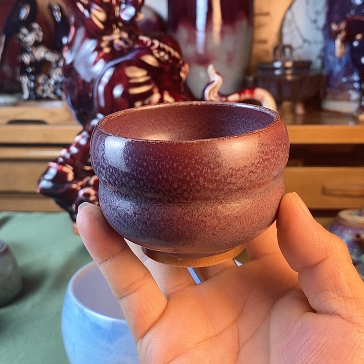 陶瓷葫芦杯纯碳烧