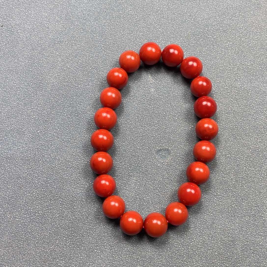 南红玛瑙手串未镶嵌用****5
