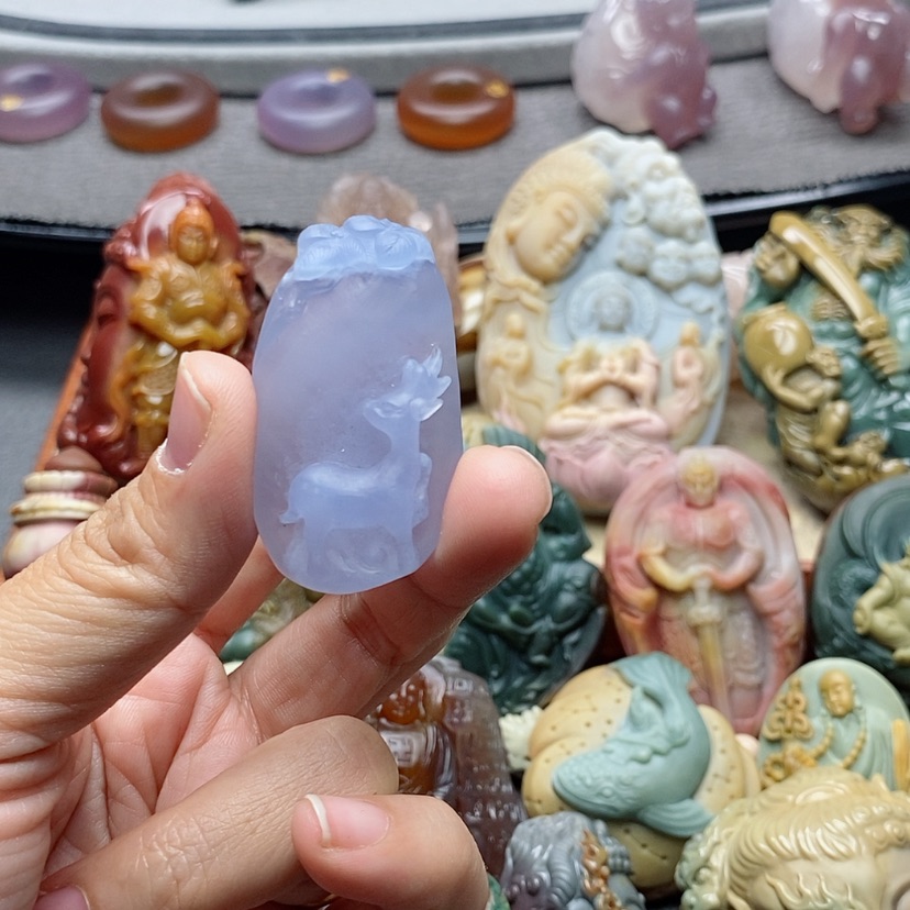 【闪购商品】未镶嵌吊坠定制玛瑙