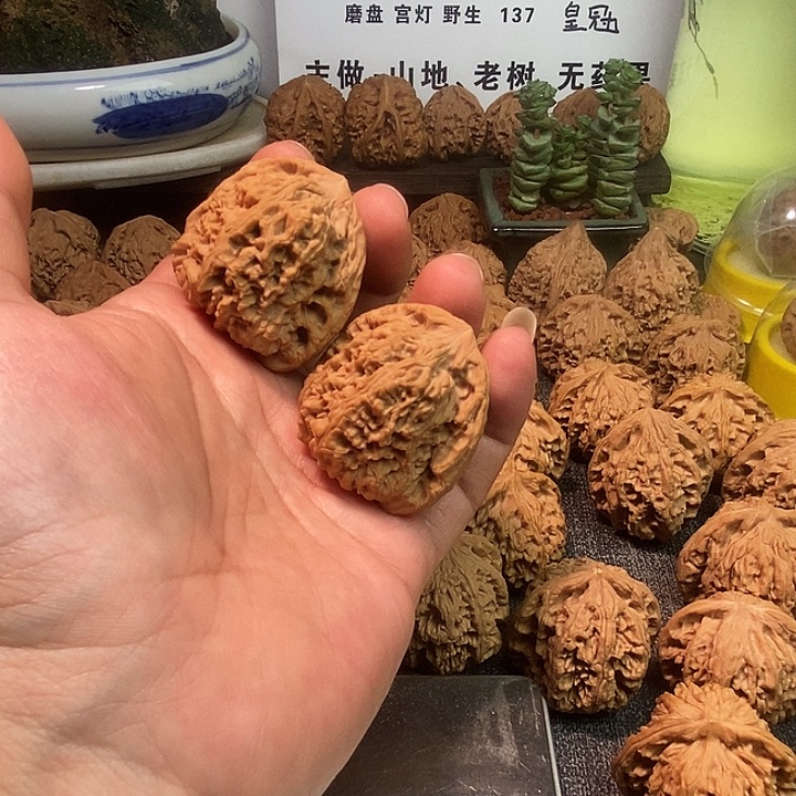 伤***到文玩核桃吊坠全品无修无药疆42