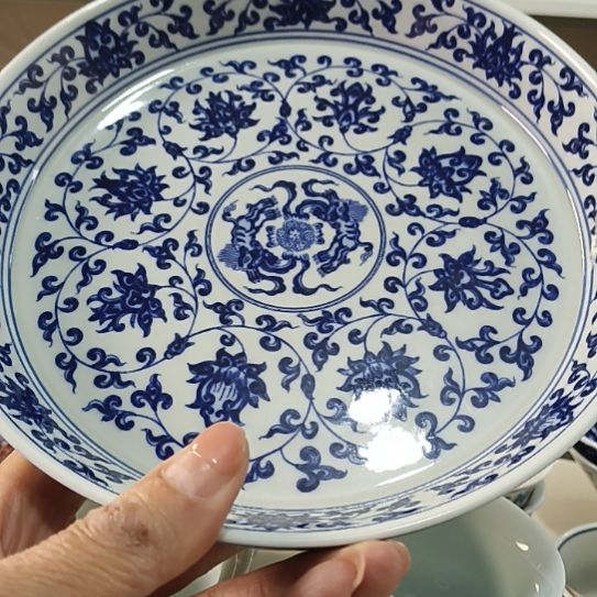 景德镇陶瓷缠枝壶承