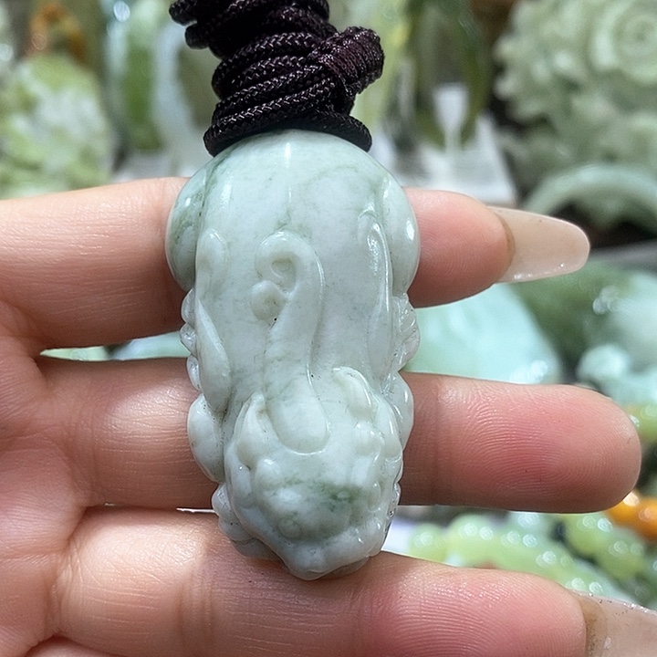 岫玉岫玉吊坠未镶嵌