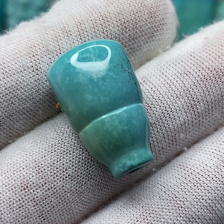 绿松石未镶嵌天然原矿 地大质检