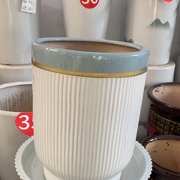 蓝口金线一个高33口径27送托盘默认微瑕