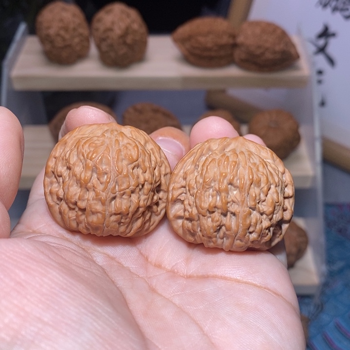 吊坠文玩核桃全品石子磨