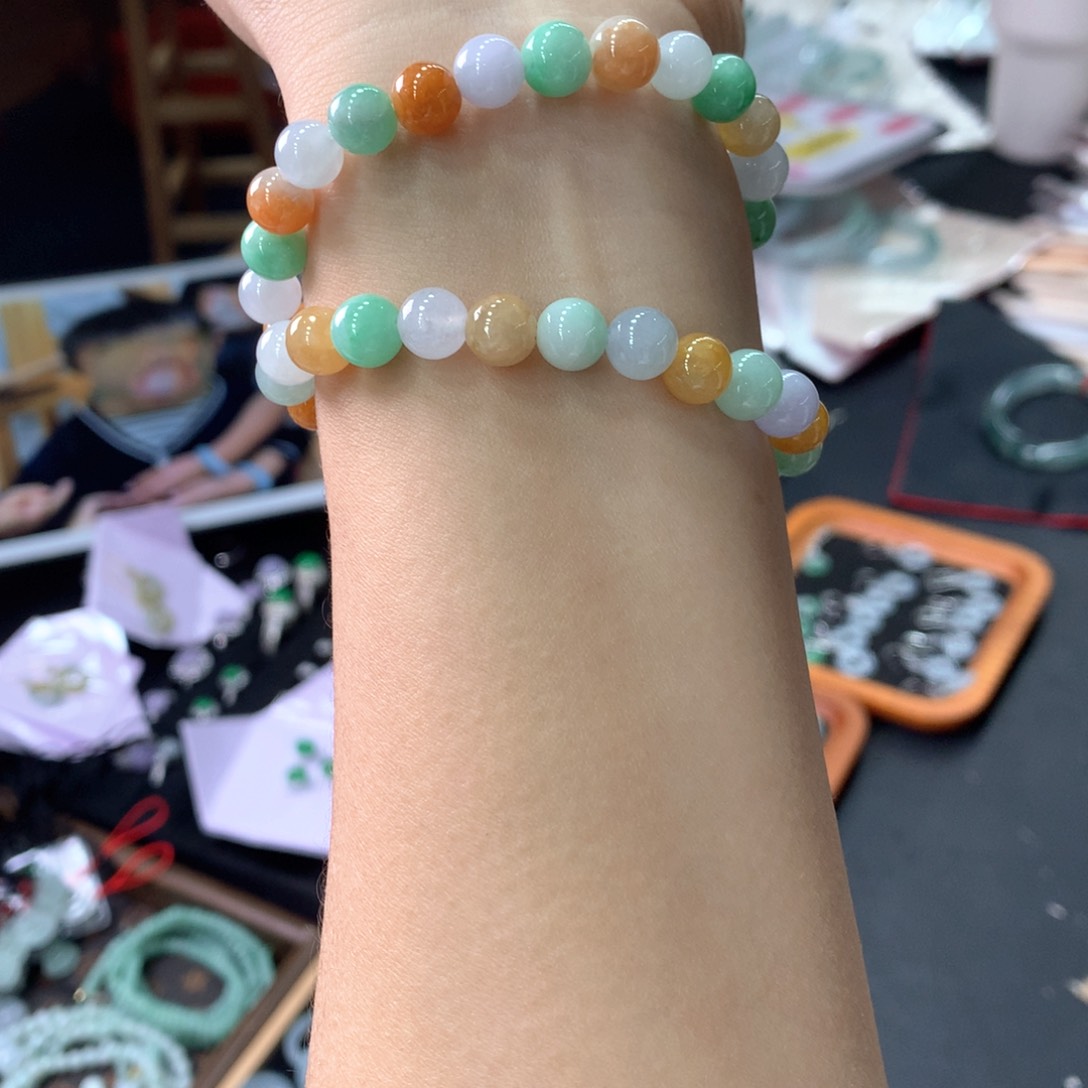 未镶嵌手链翡翠多样性发1