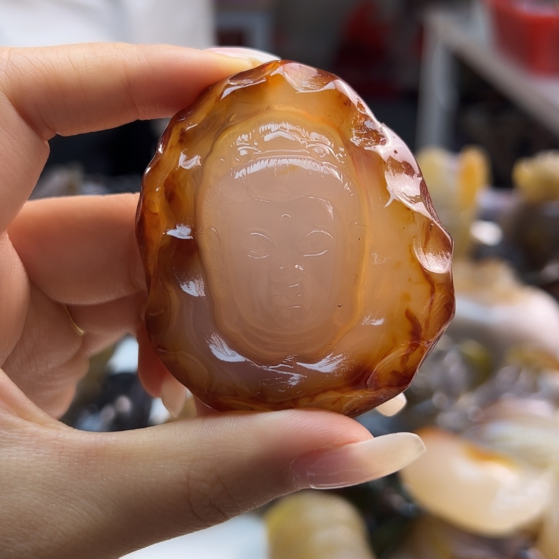 玛瑙/玉髓未镶嵌吊坠(不含链)