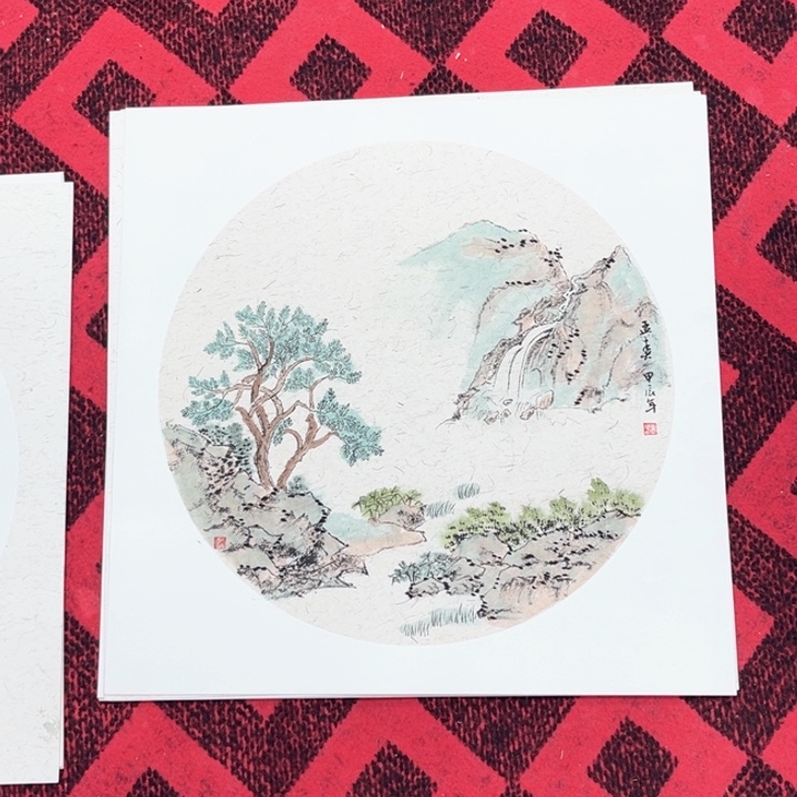 国画50/50纯手绘国画作品