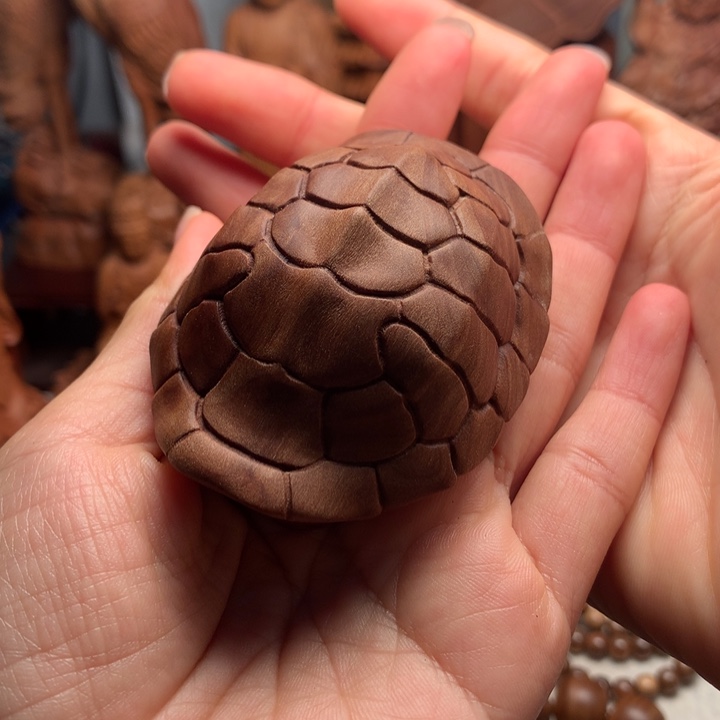 檀香木把件老山檀木富甲