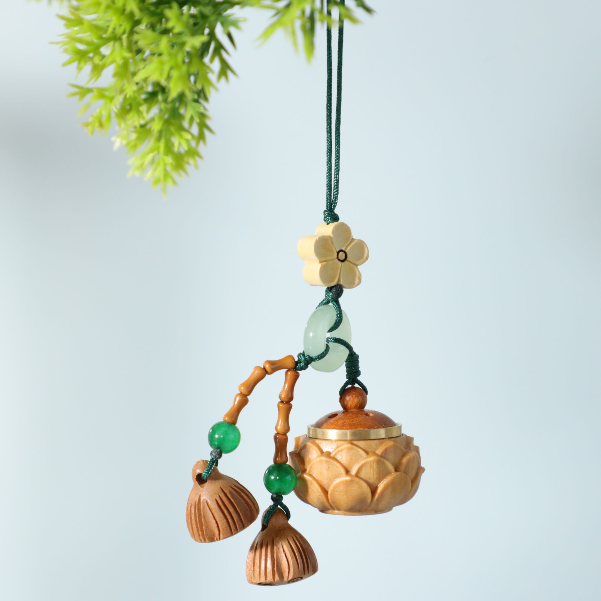 【华伟】芭比檀莲花莲藕diy扩香挂件