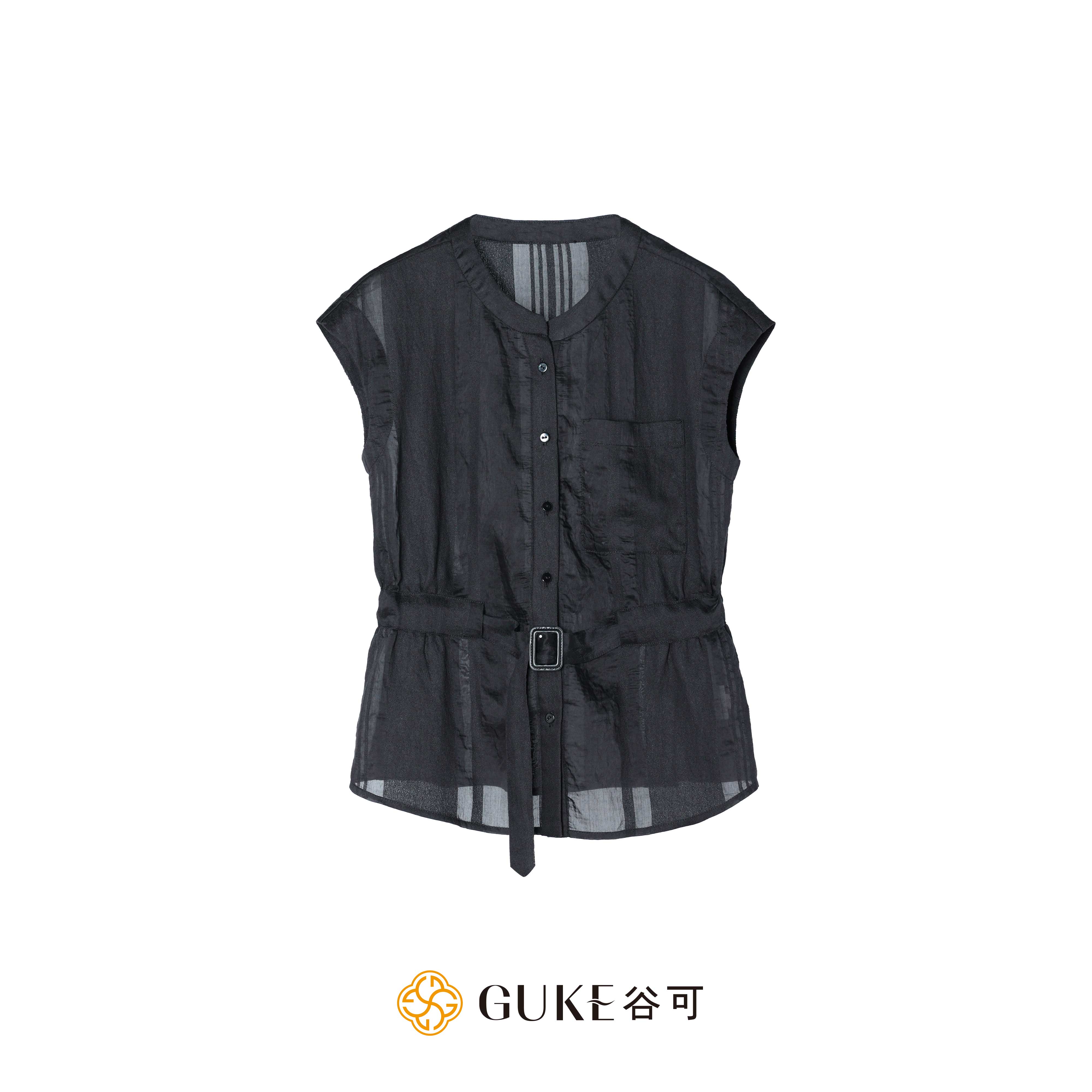 GKE/谷可C3257时尚小衫无袖上衣女款