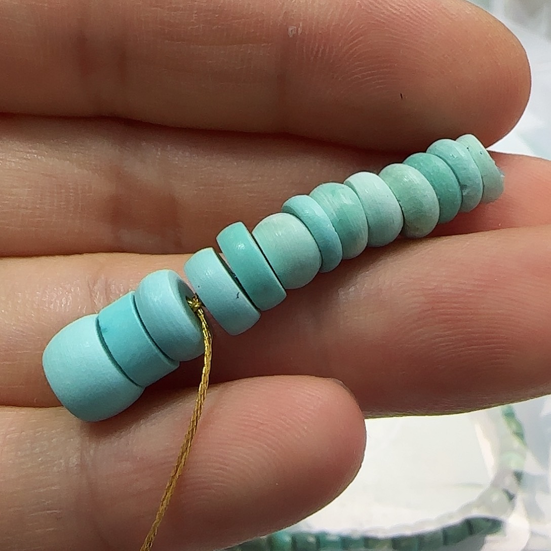 绿松石珠宝半成品未镶嵌