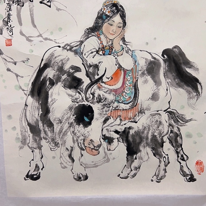 国画小**林老师作品国画