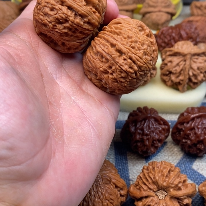 文玩核桃把件福*核桃