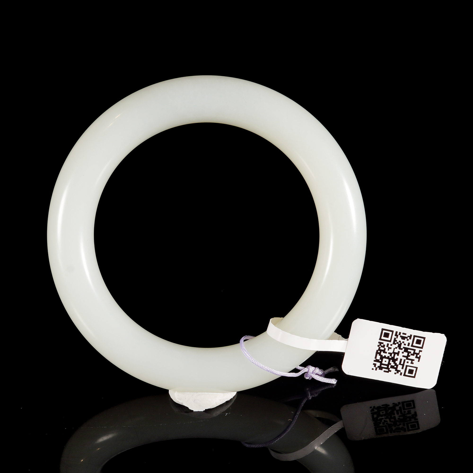 LOT.041羊脂白玉手镯/X3204