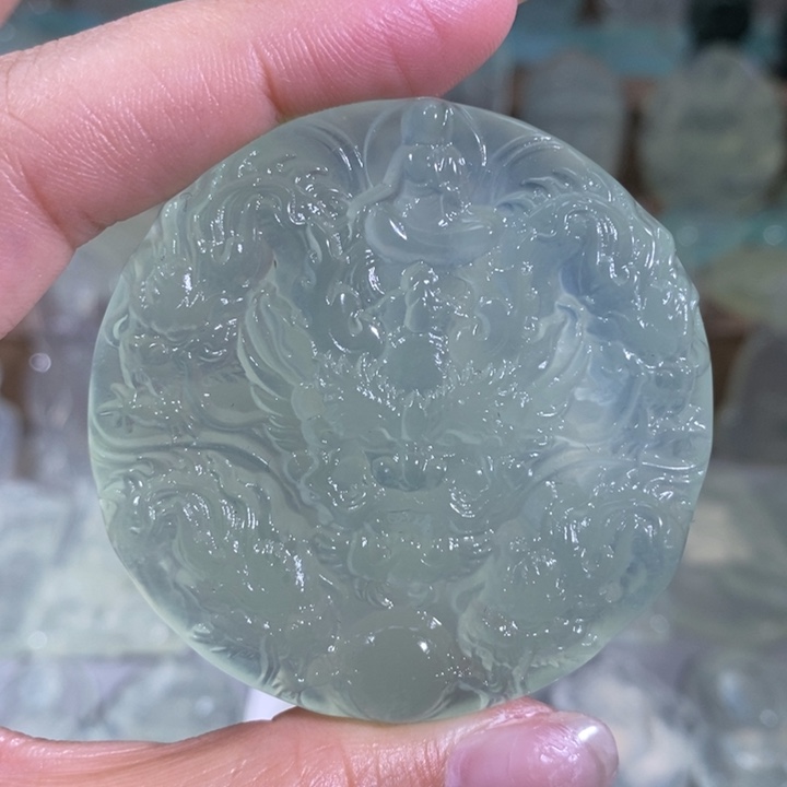 岫玉吊坠未镶嵌吊坠