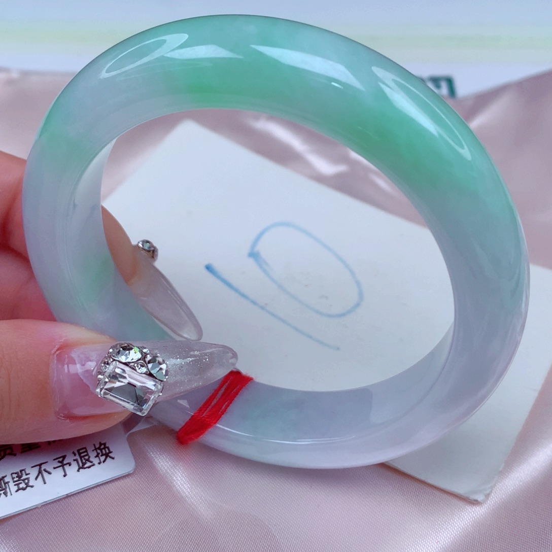 翡翠手镯未镶嵌天然缅甸翡翠A货手镯