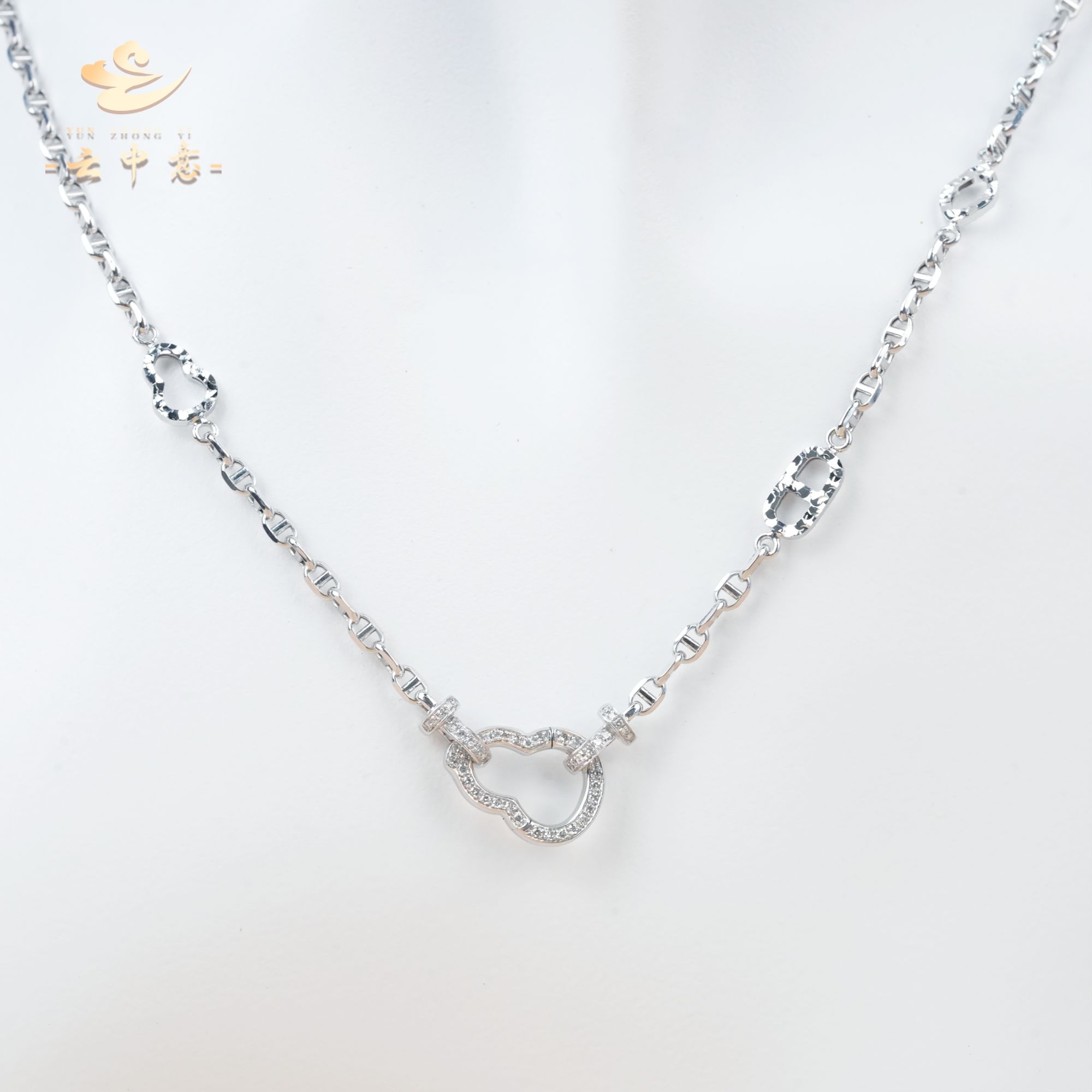 【云中意】18K金“纳百福”钻石百搭链（定制款）-多样性发一件CY