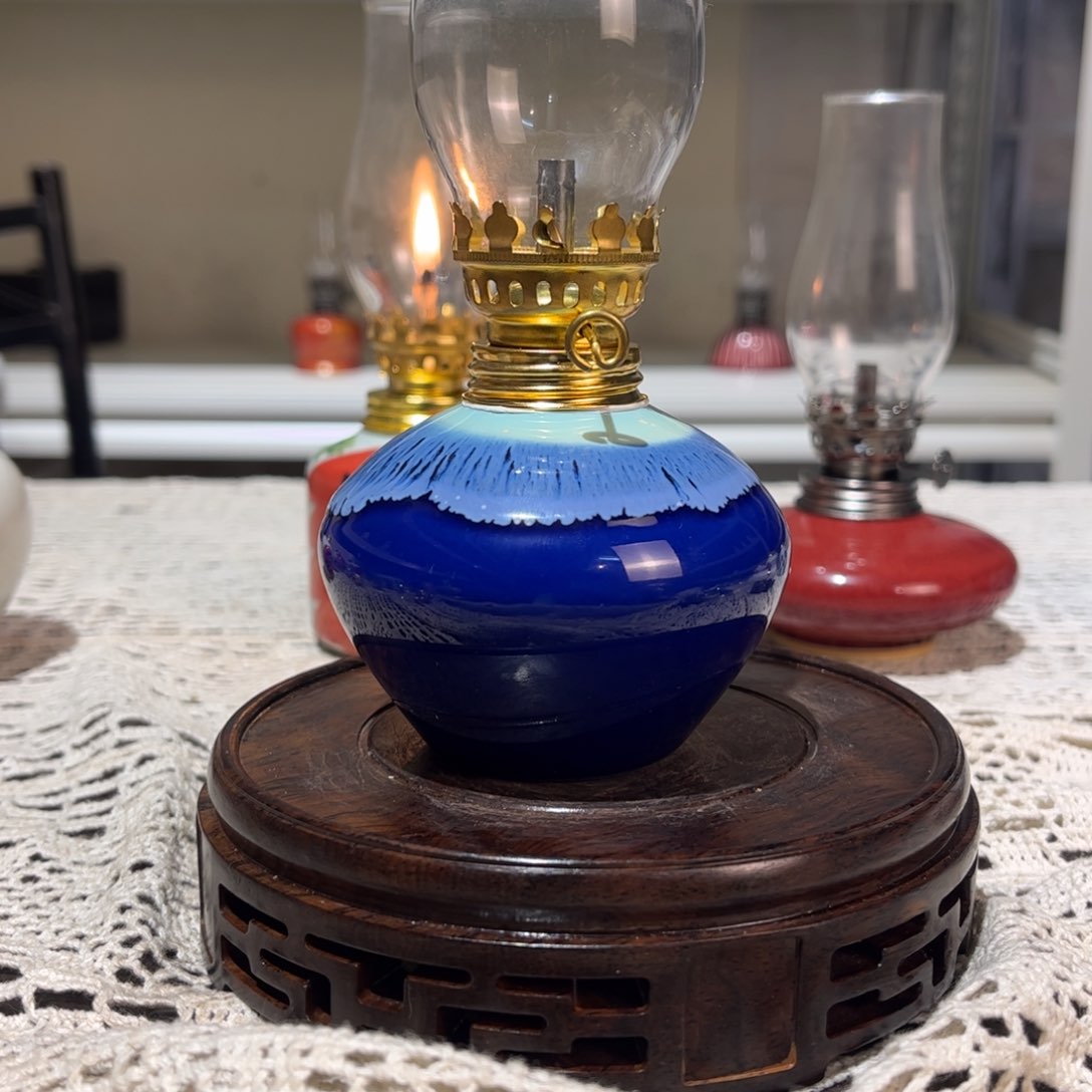 摆件景德镇陶瓷香薰灯