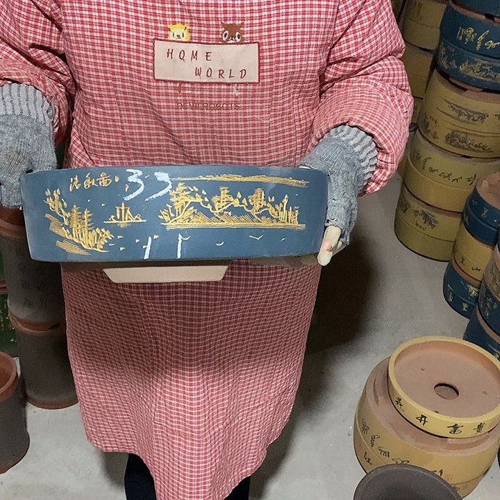 紫砂花盆紫砂花盆