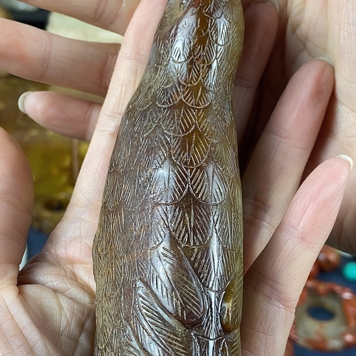 时***沿和田玉（糖玉）未镶嵌挂件