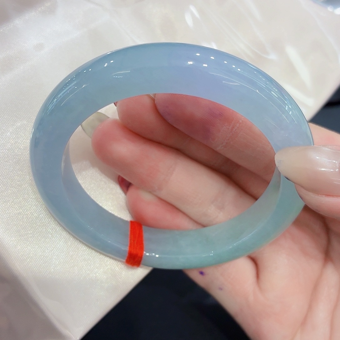 翡翠未镶嵌手镯翡翠56圈口（强推）